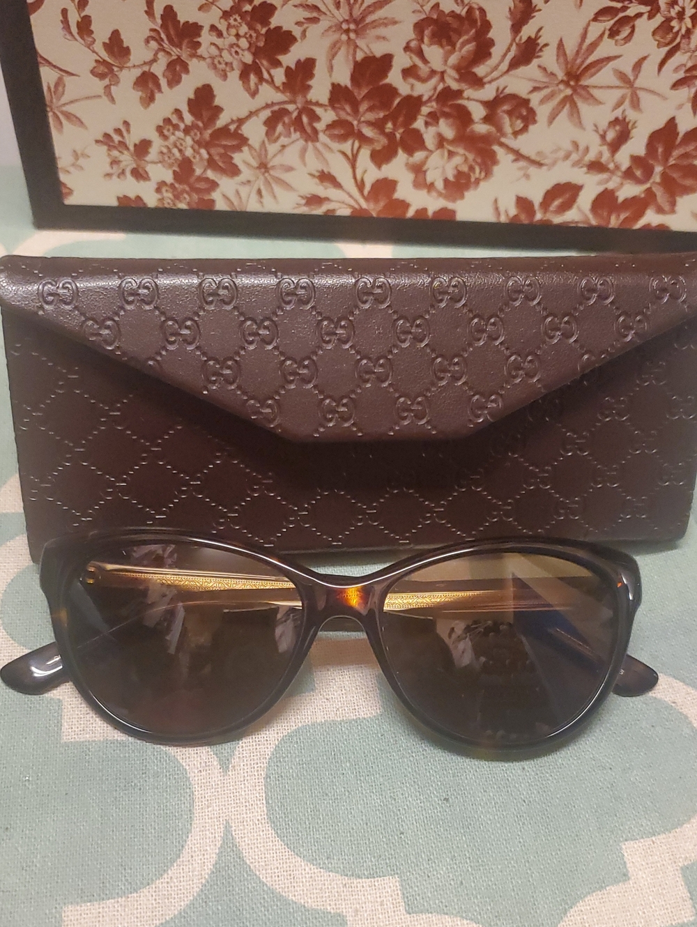 Gucci Tortoise shell Brown Gradient Sunglasses